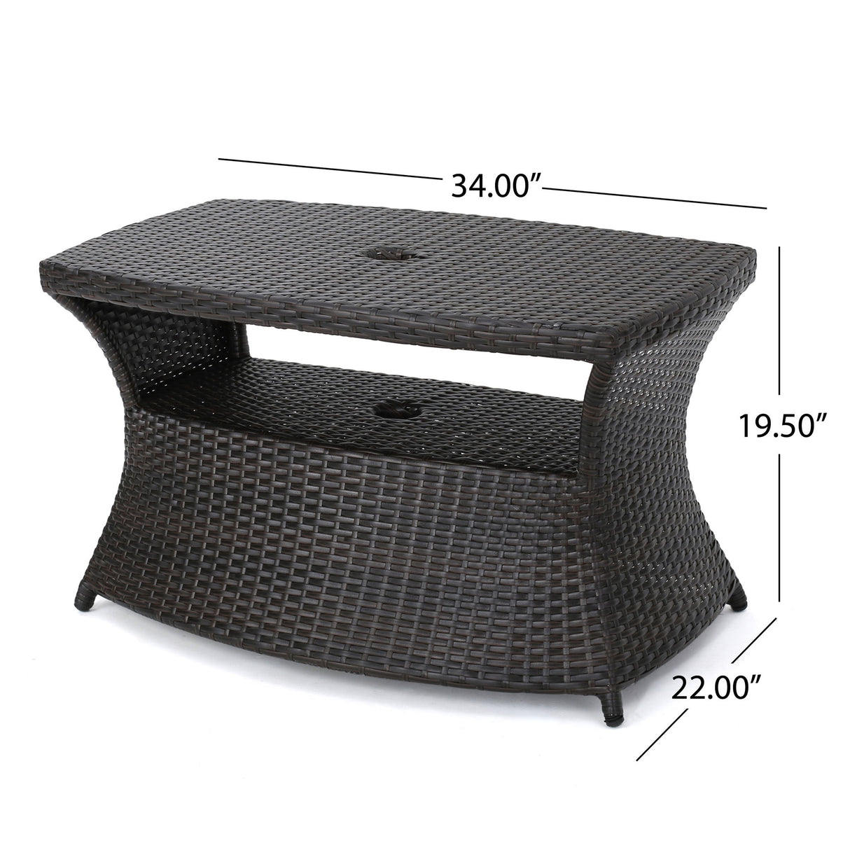 Berkeley - Chaise Lounge Side Table