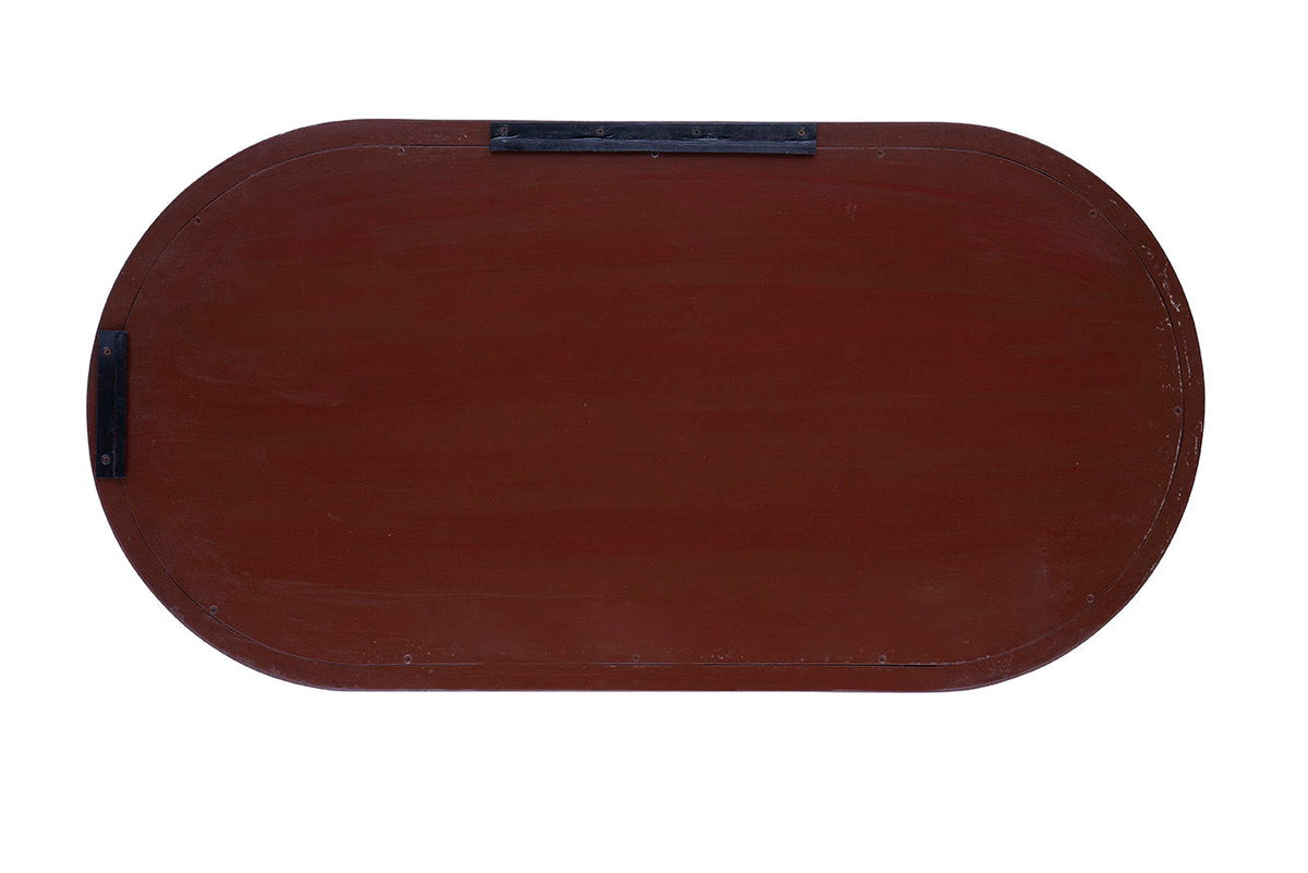 Homer - Oval Mirror - Dark Brown