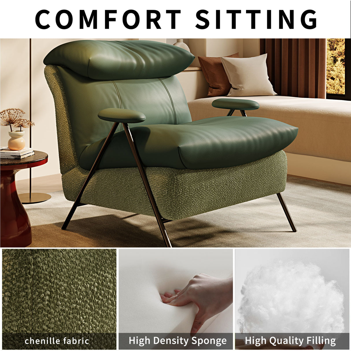 Ergonomic Single Chair