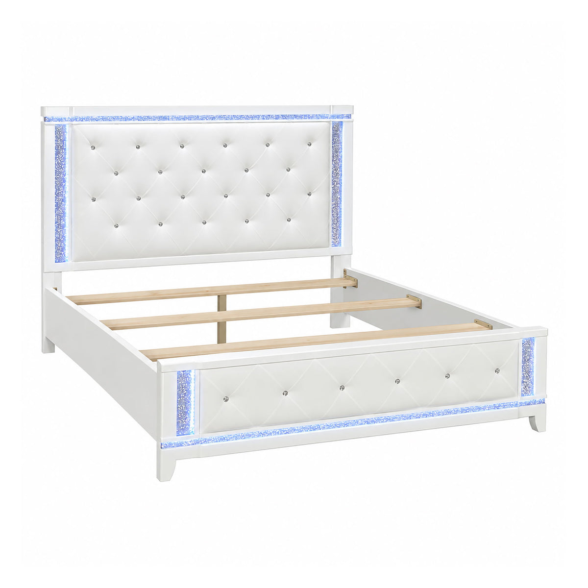 Adalid - Contemporary Bed With LED Lights