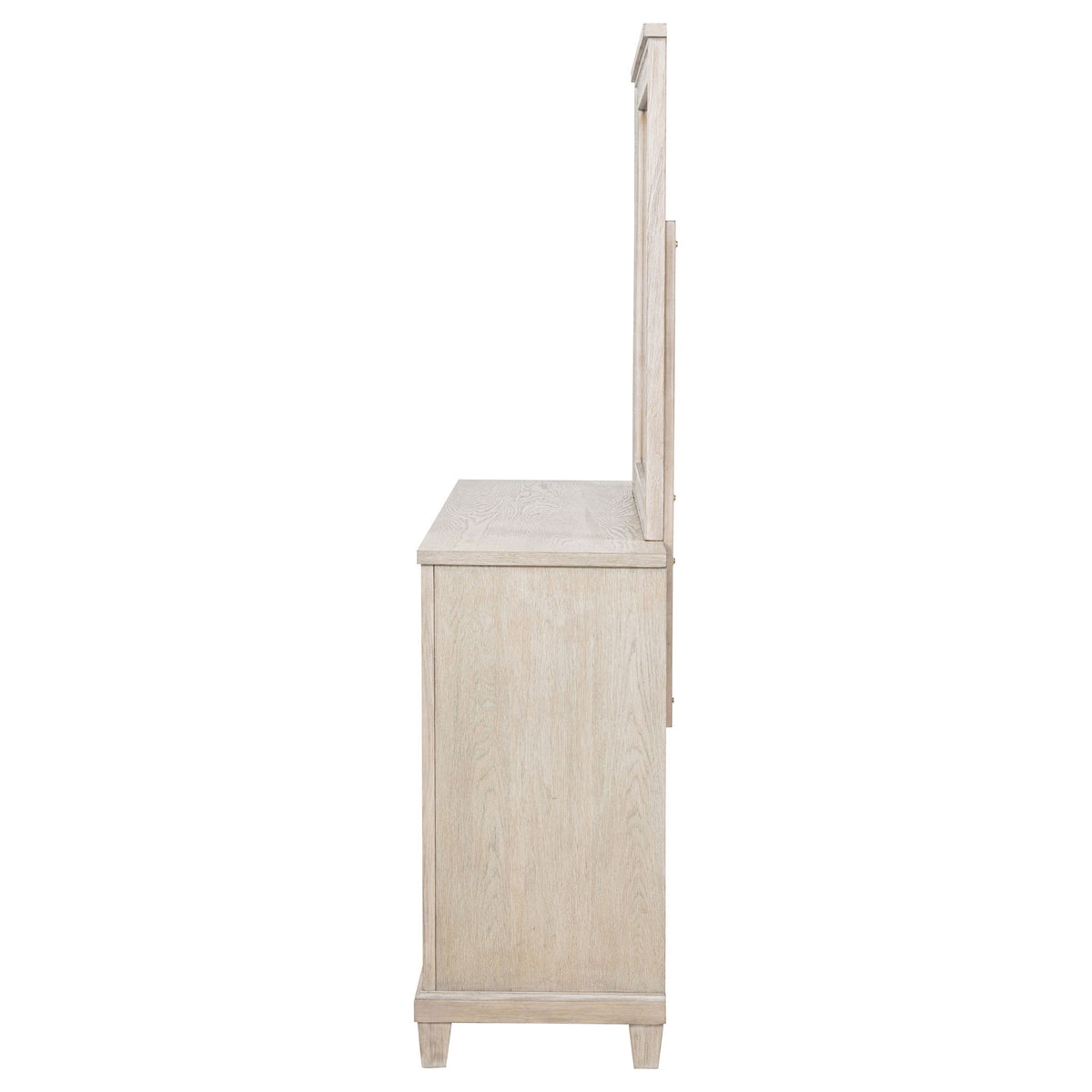 Wedner - 6 Drawer Dresser With Mirror - Oak