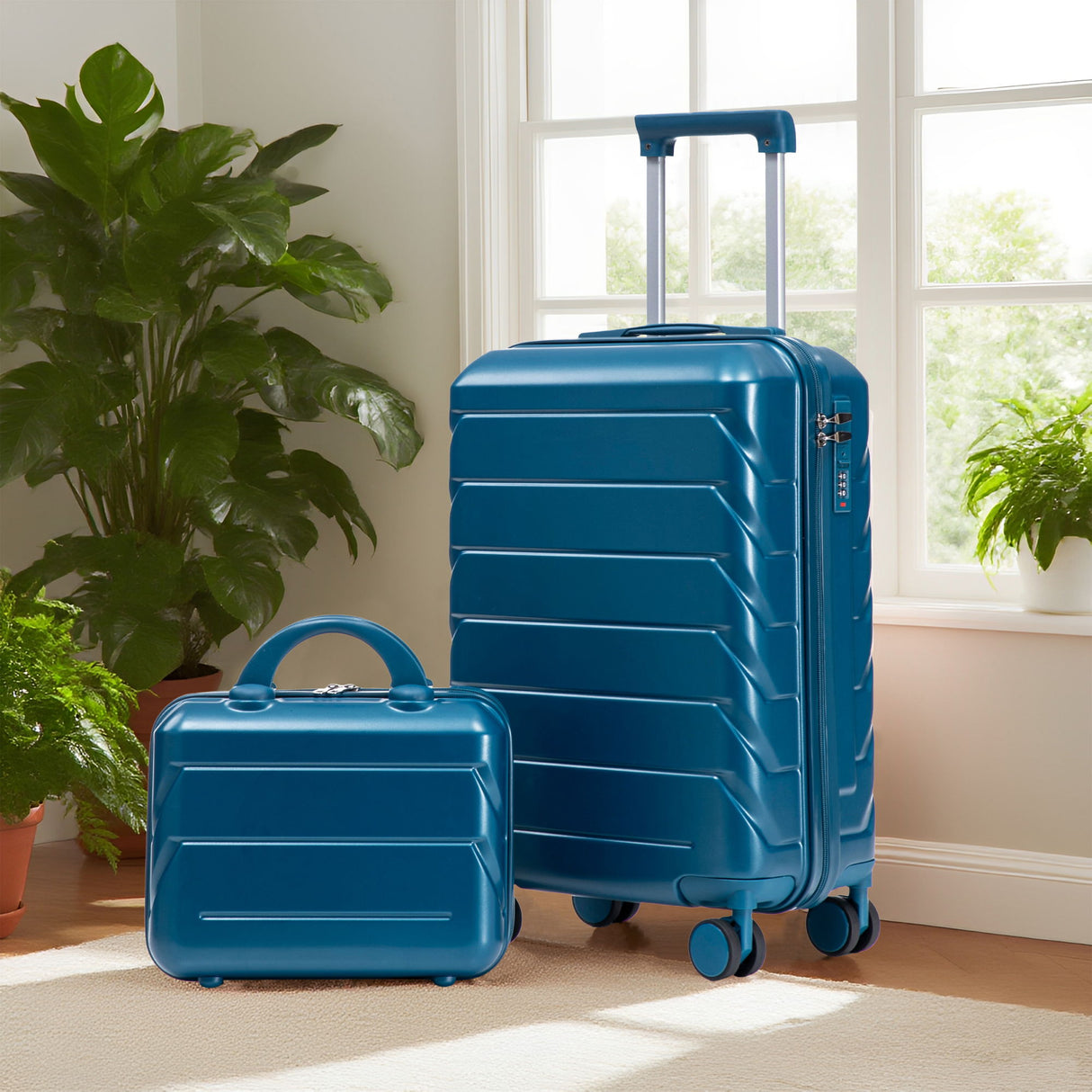 Spinner Luggage Set & Combination Lock