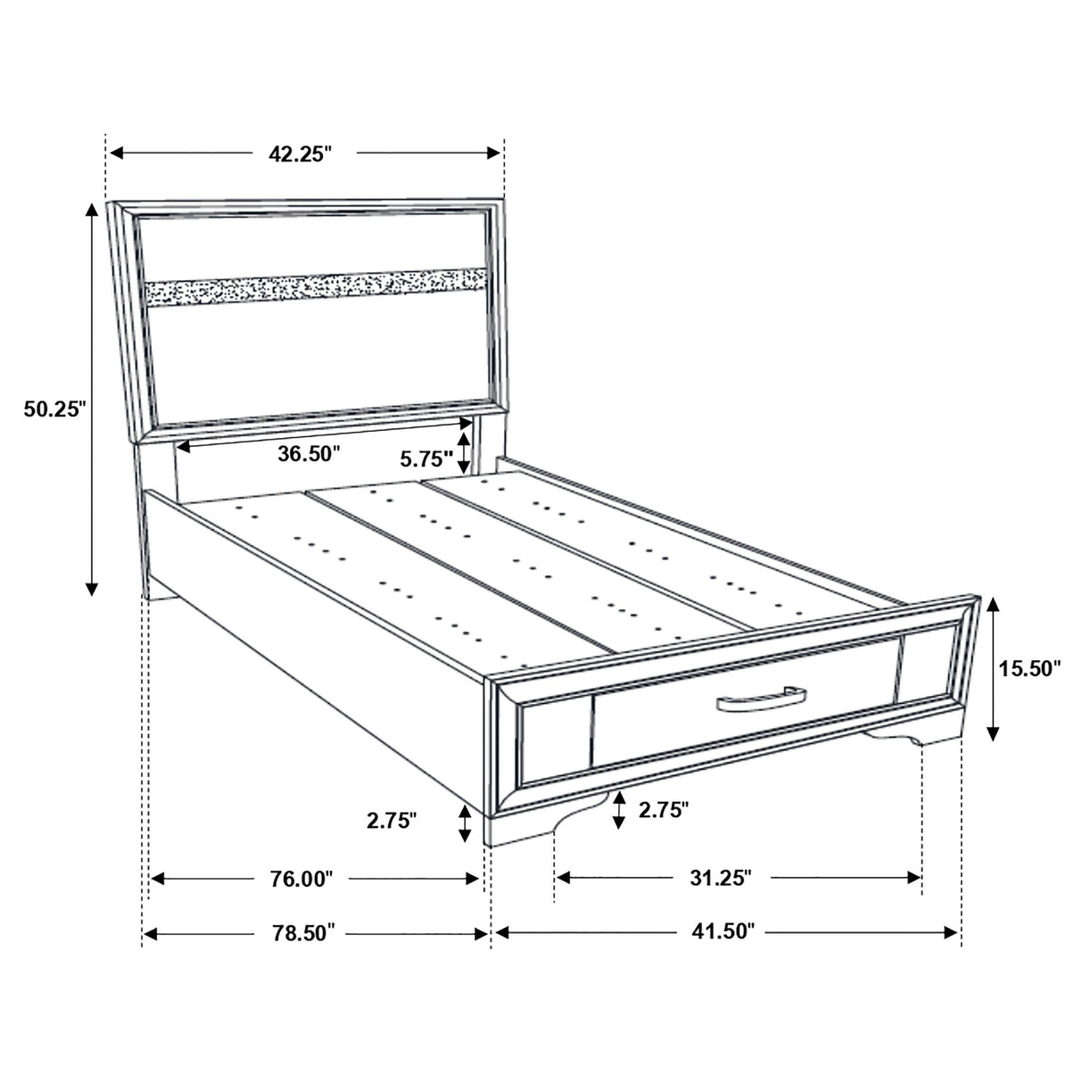 Annie - 4 Piece Bedroom Set