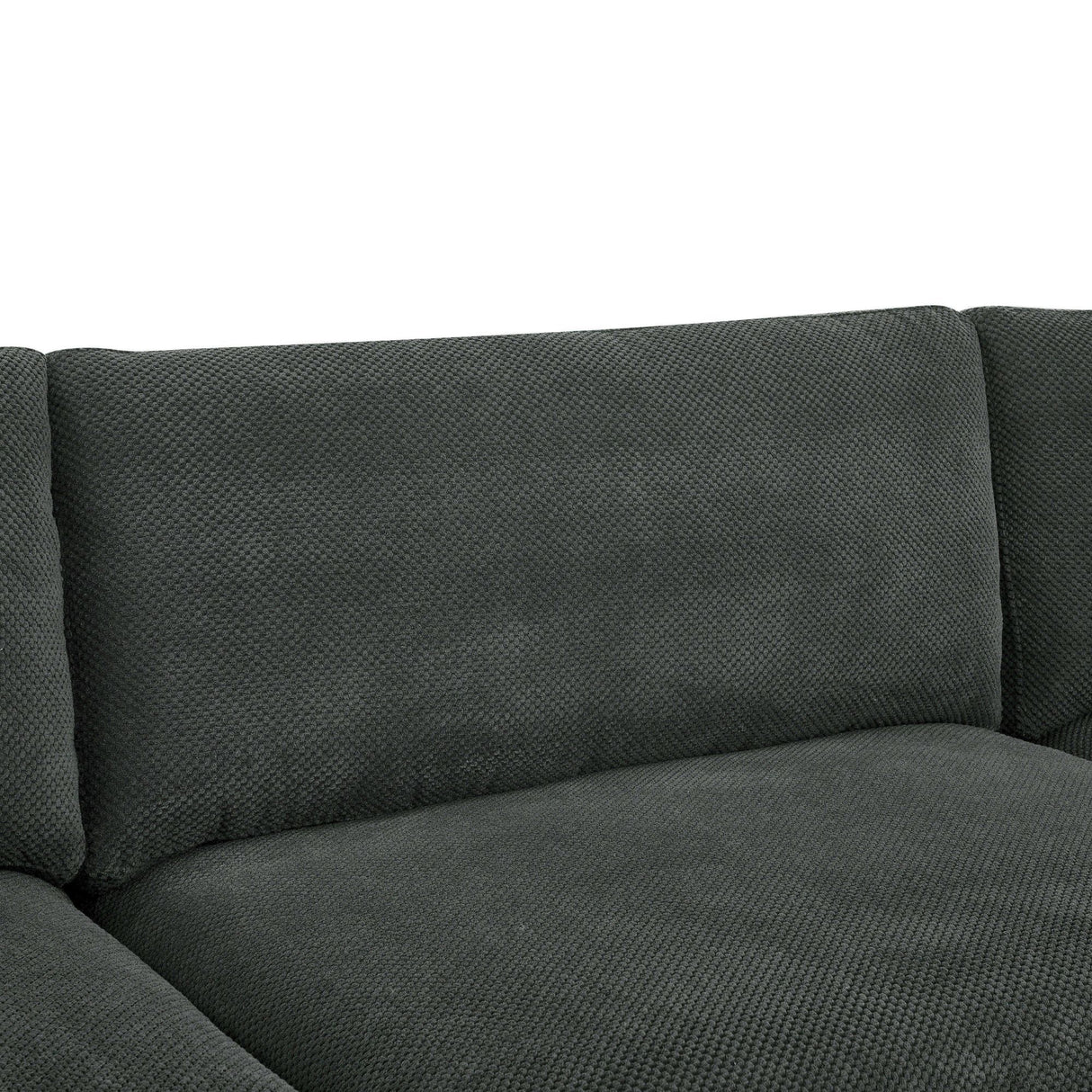 Modular Sectional & Toss Pillows - Dark Gray