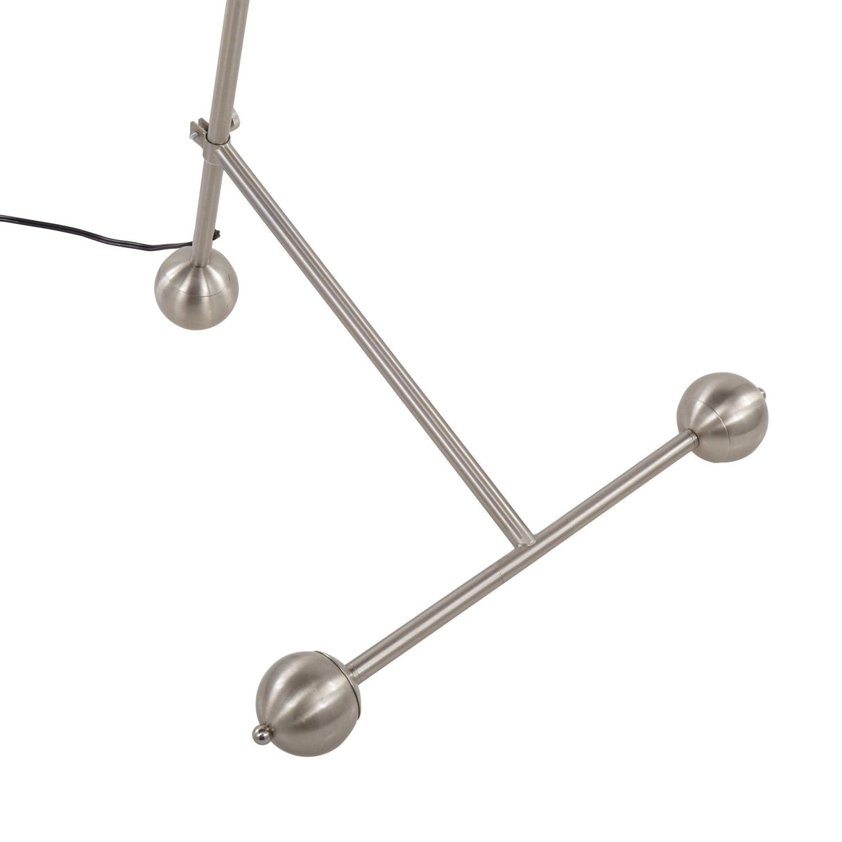 Eileen - Contemporary Floor Lamp - Brushed Nickel