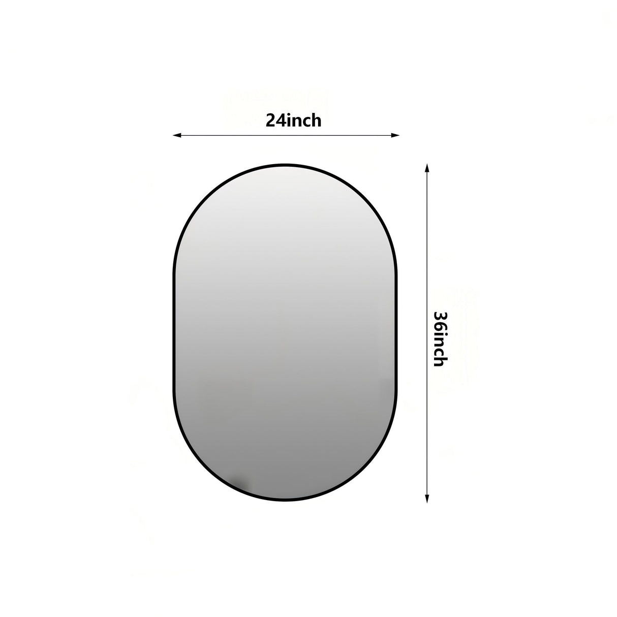 Modern Framed Bathroom Vanity Mirror
