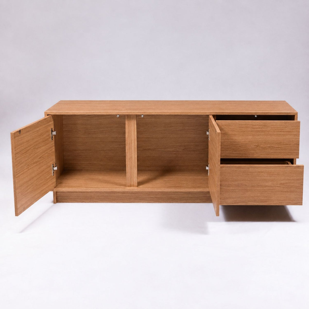 TV Stand For TVs Up To 60" With 2 Doors And 2 Drawers