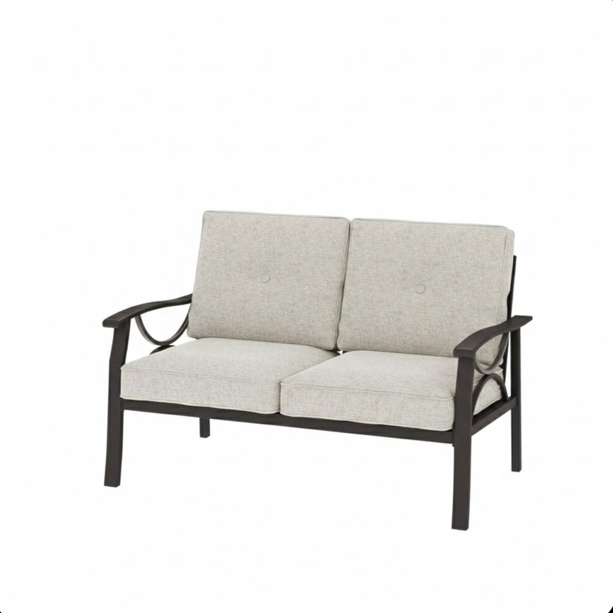 Patio Furniture Set With Coffee Table And Cushions For Backyard