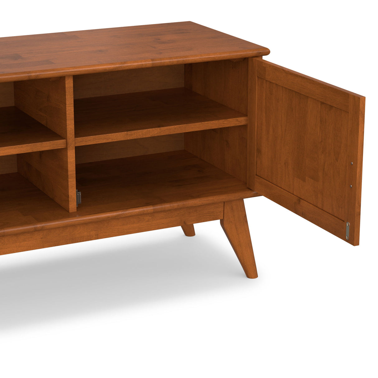 Draper - Handcrafted Mid Century Low TV Media Stand