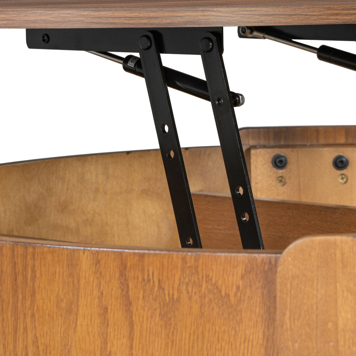 Round Lift Top Coffee Table With Hidden Storage