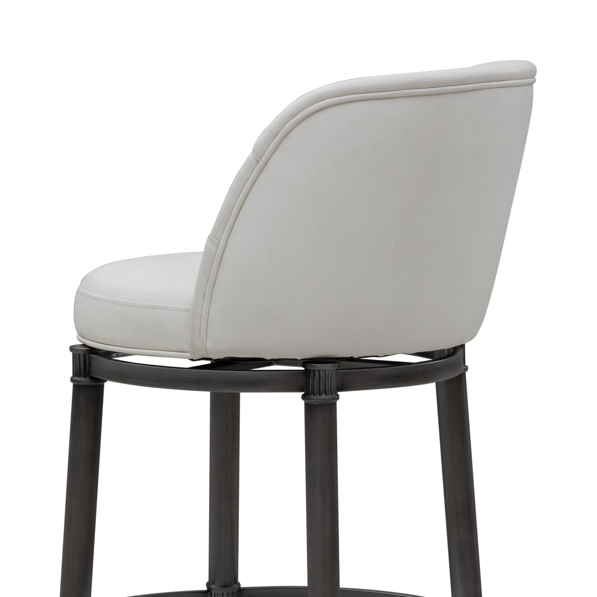Eunice - Faux Leather Upholstered Swivel Barstool