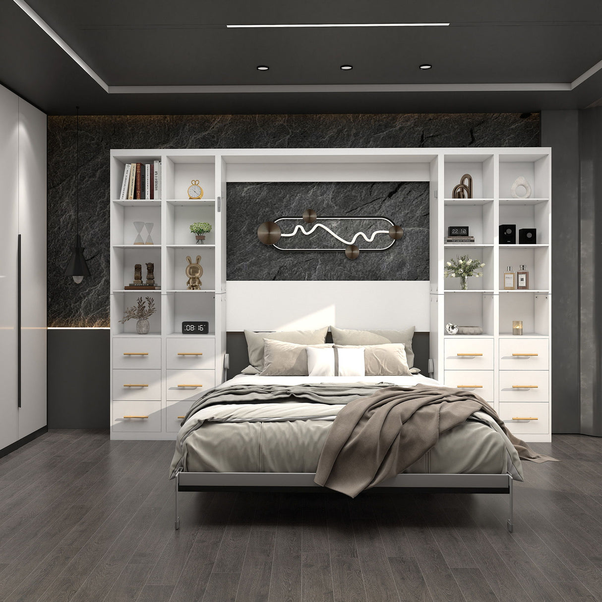Multifunctional Vertical Murphy Wall Bed