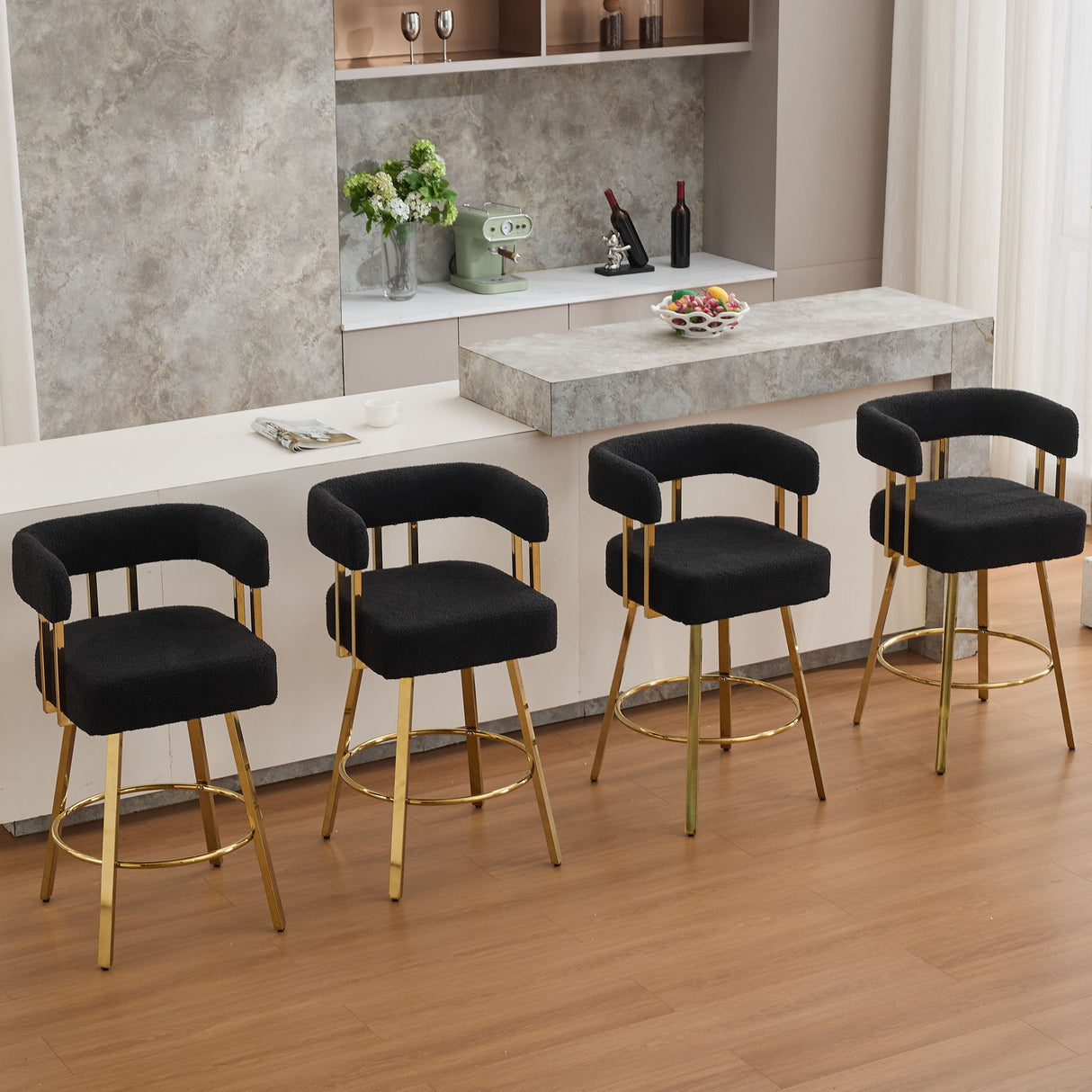 Decorative Upholstered Side Chair For Living Room (Set of 2)