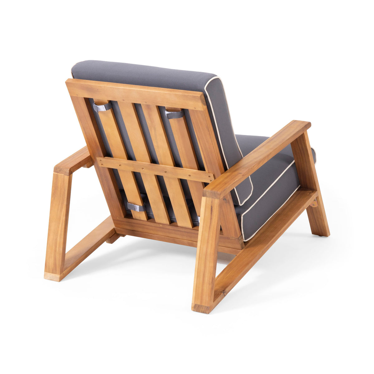Outdoor Club Chair, Patio Lounge Chair With Removable Cushion