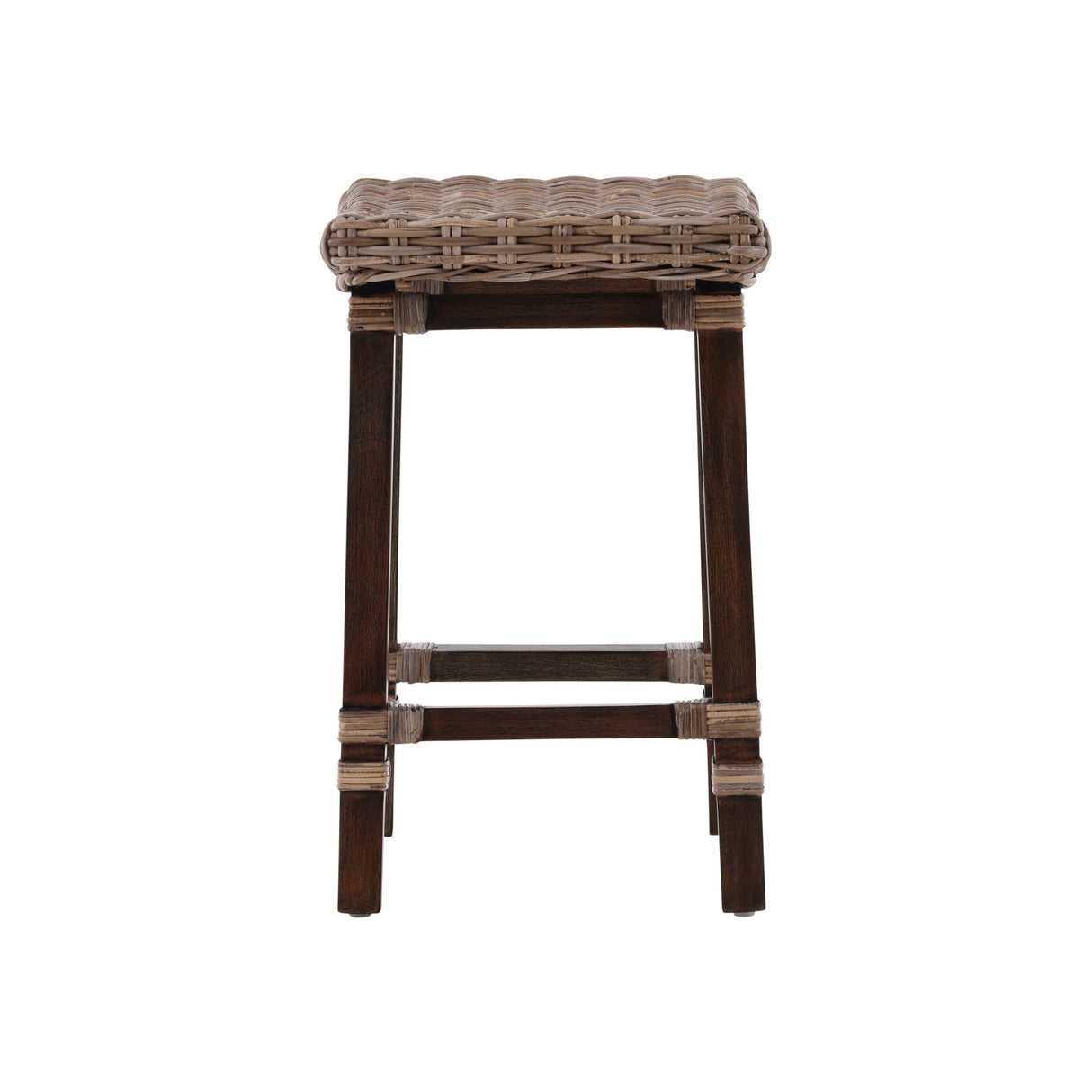 Country - Woven Kubu Counter Stool - Brown