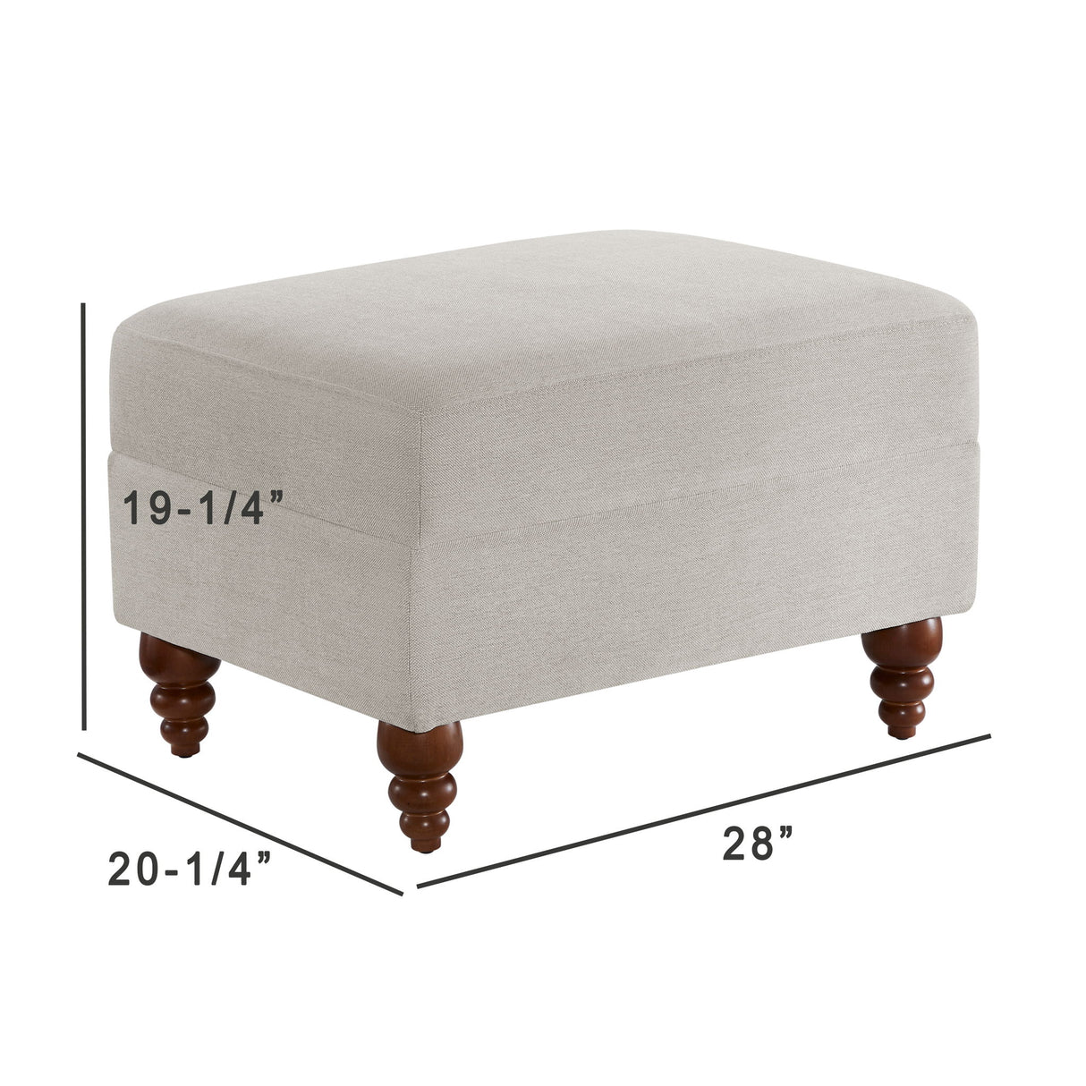 Candor - Chair And Ottoman Set - Beige