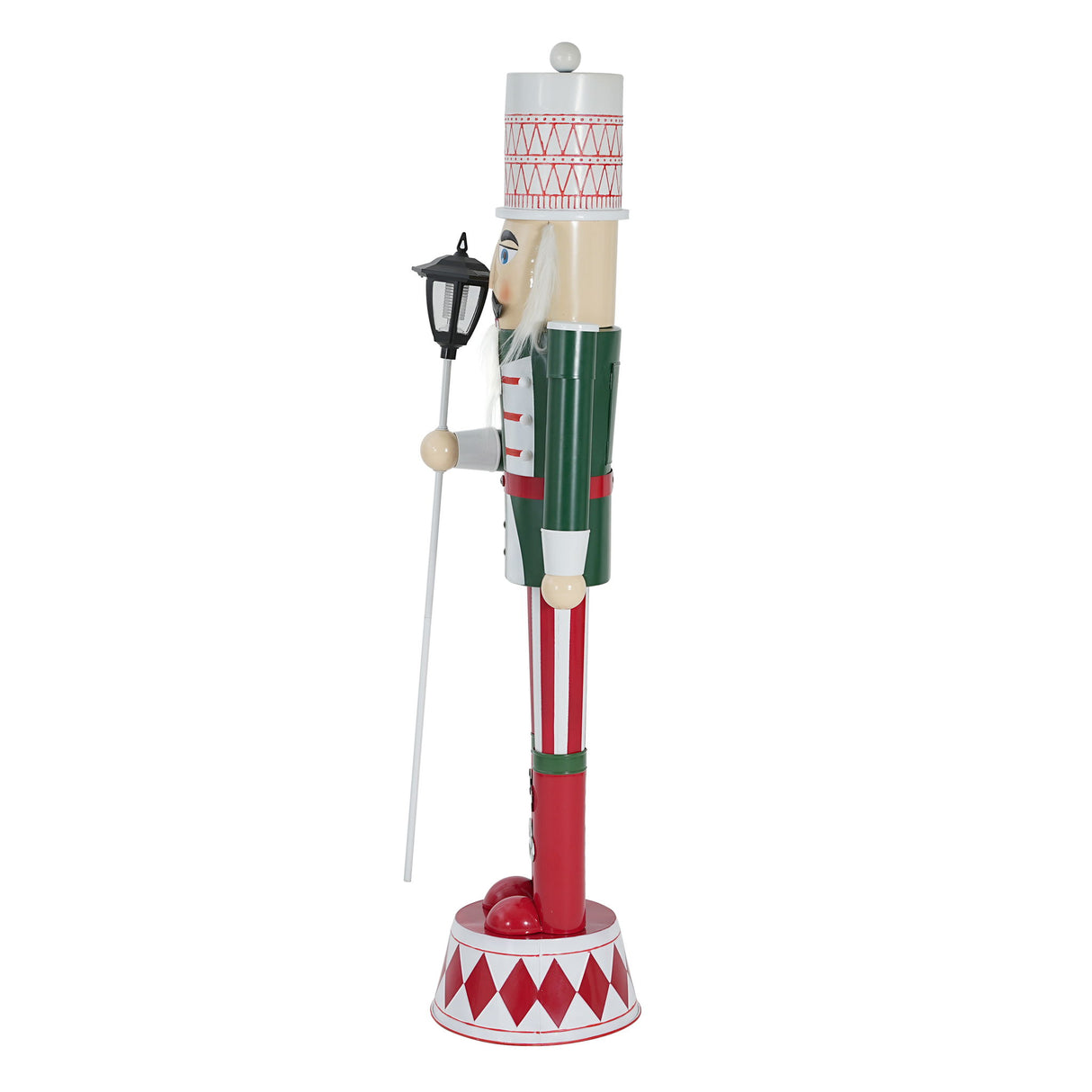Classic Nutcracker Holiday Decor, Durable Construction - Green / Red / White