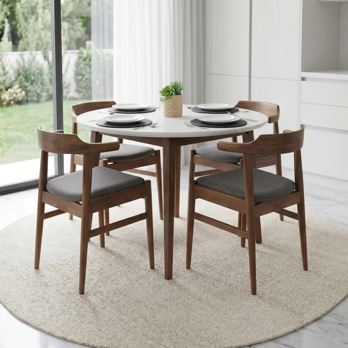 Leon - Mid-Century Modern Dining Chair (Set of 2)