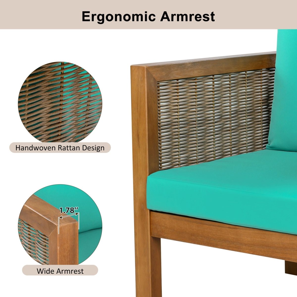 2 Piece Outdoor Armchair Set With Cushion - Chair Sets available at Alpine Outlets in Denver