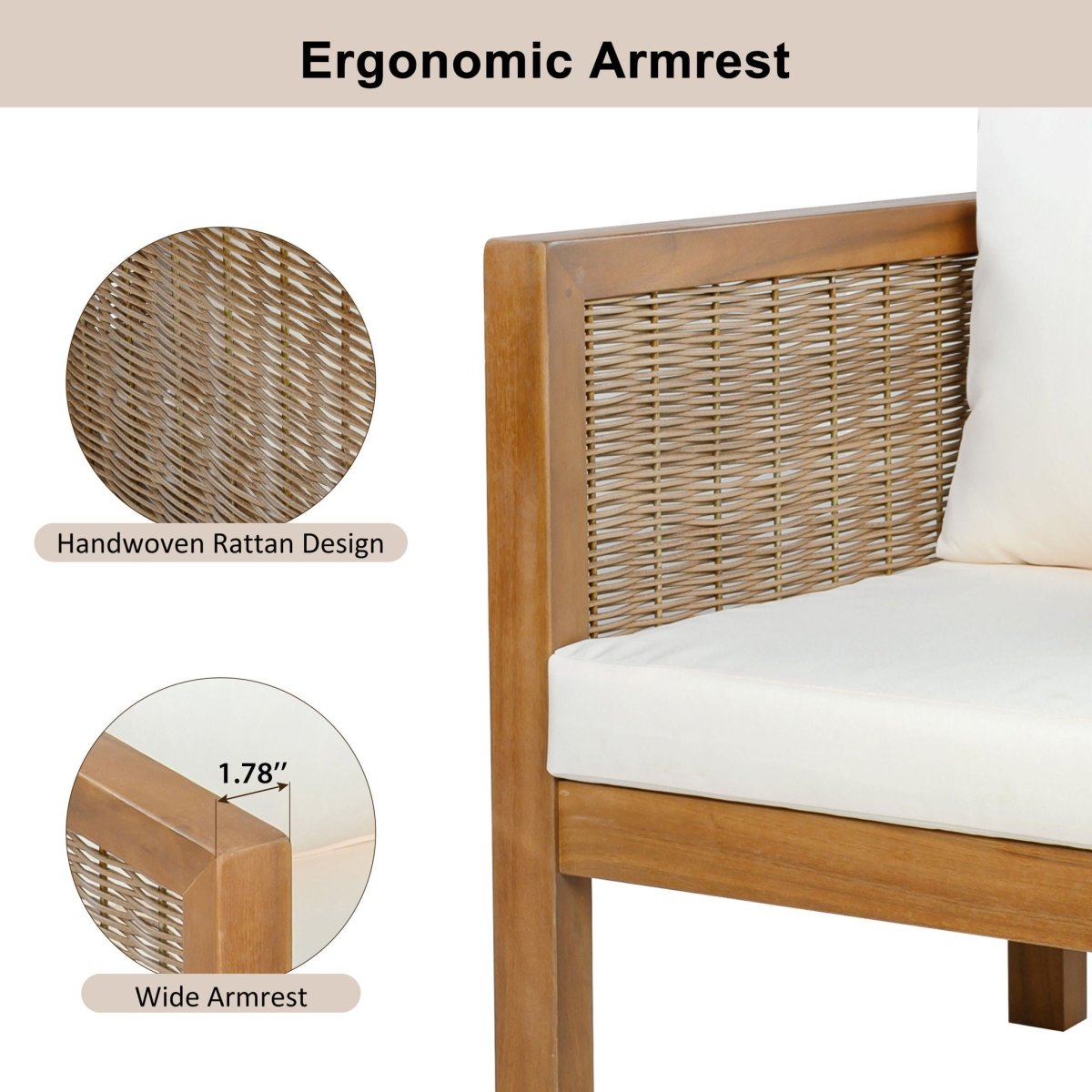 2 Piece Outdoor Armchair Set With Cushion - Chair Sets available at Alpine Outlets in Denver