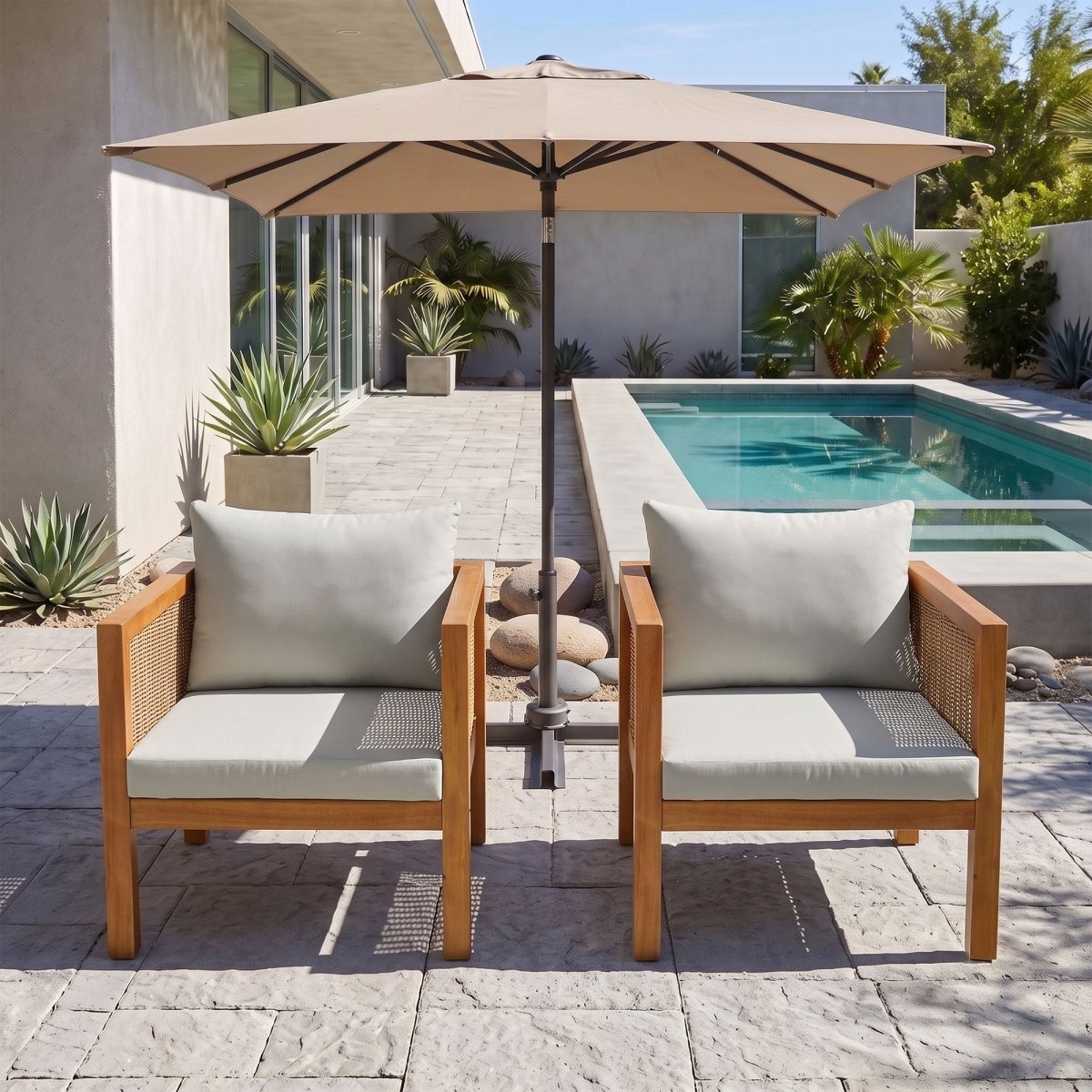 2 Piece Outdoor Armchair Set With Cushion - Chair Sets available at Alpine Outlets in Denver