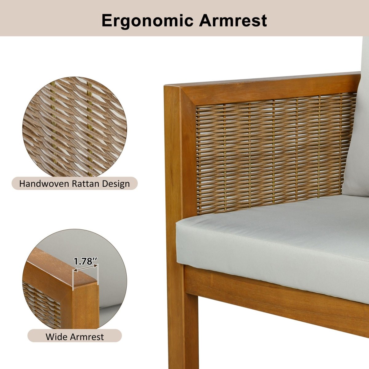 2 Piece Outdoor Armchair Set With Cushion - Chair Sets available at Alpine Outlets in Denver