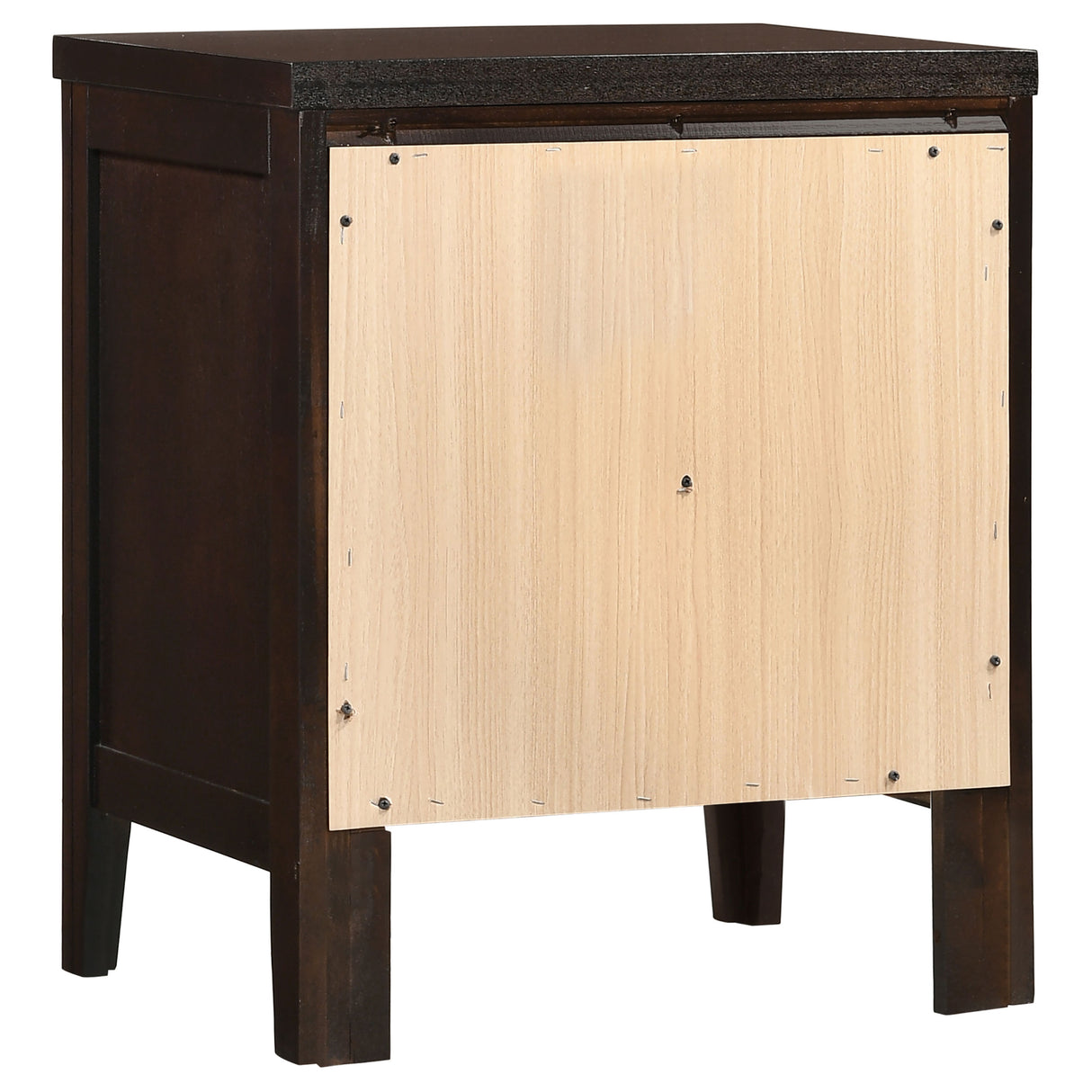 Carlton 2-Drawer Nightstand in Cappuccino