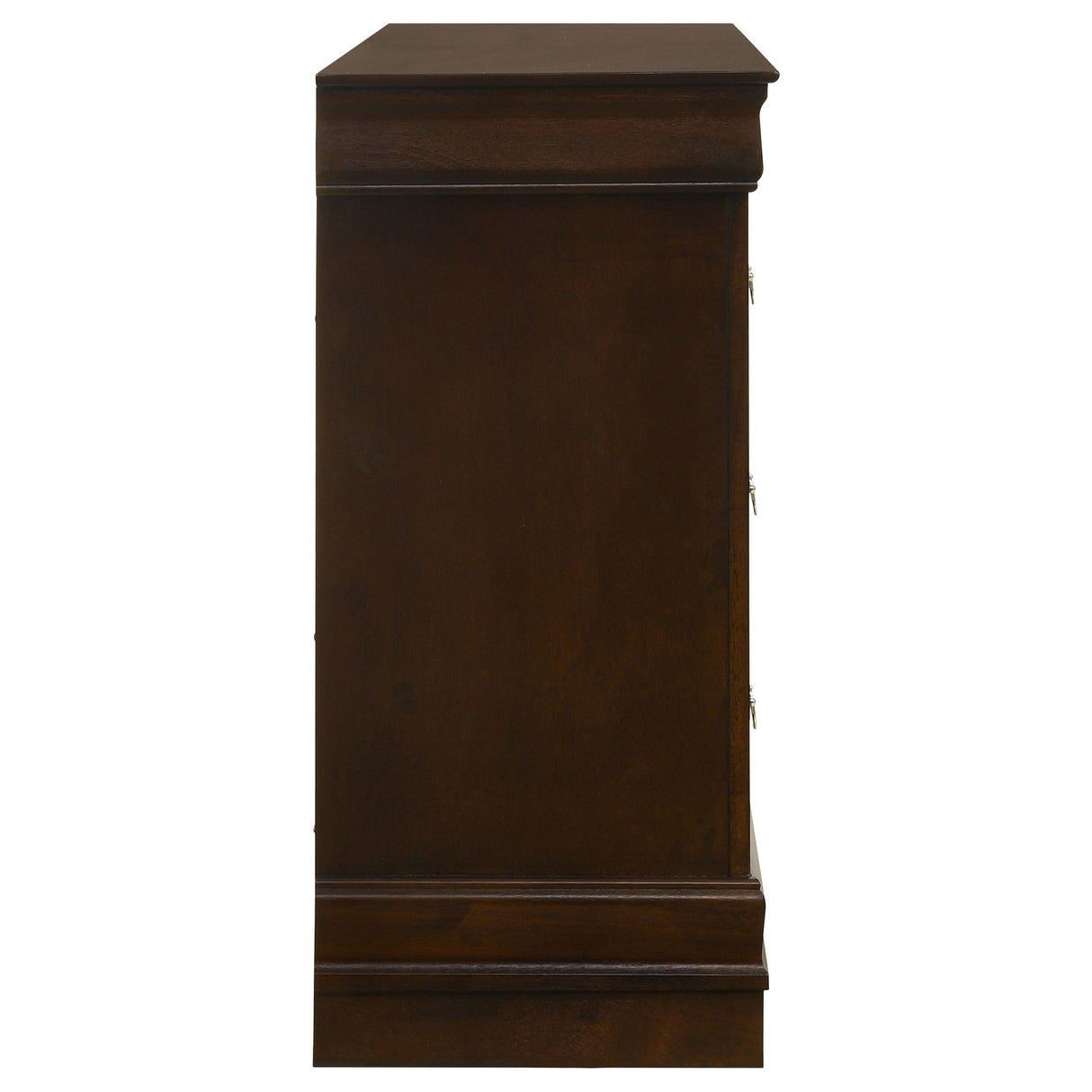 Louis Philippe 6-Drawer Dresser in Cappuccino