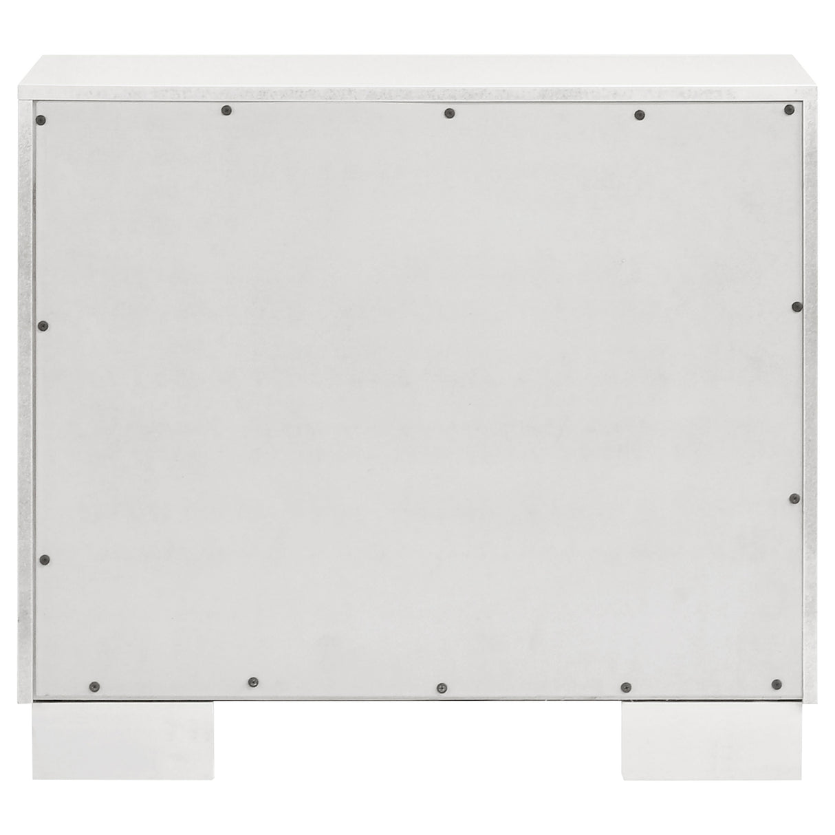 Jessica 2-Drawer Nightstand in Snow White
