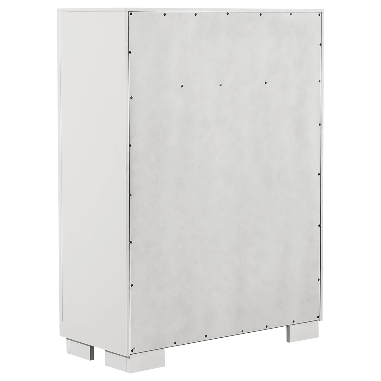 Jessica 5-Drawer Chest in Snow White