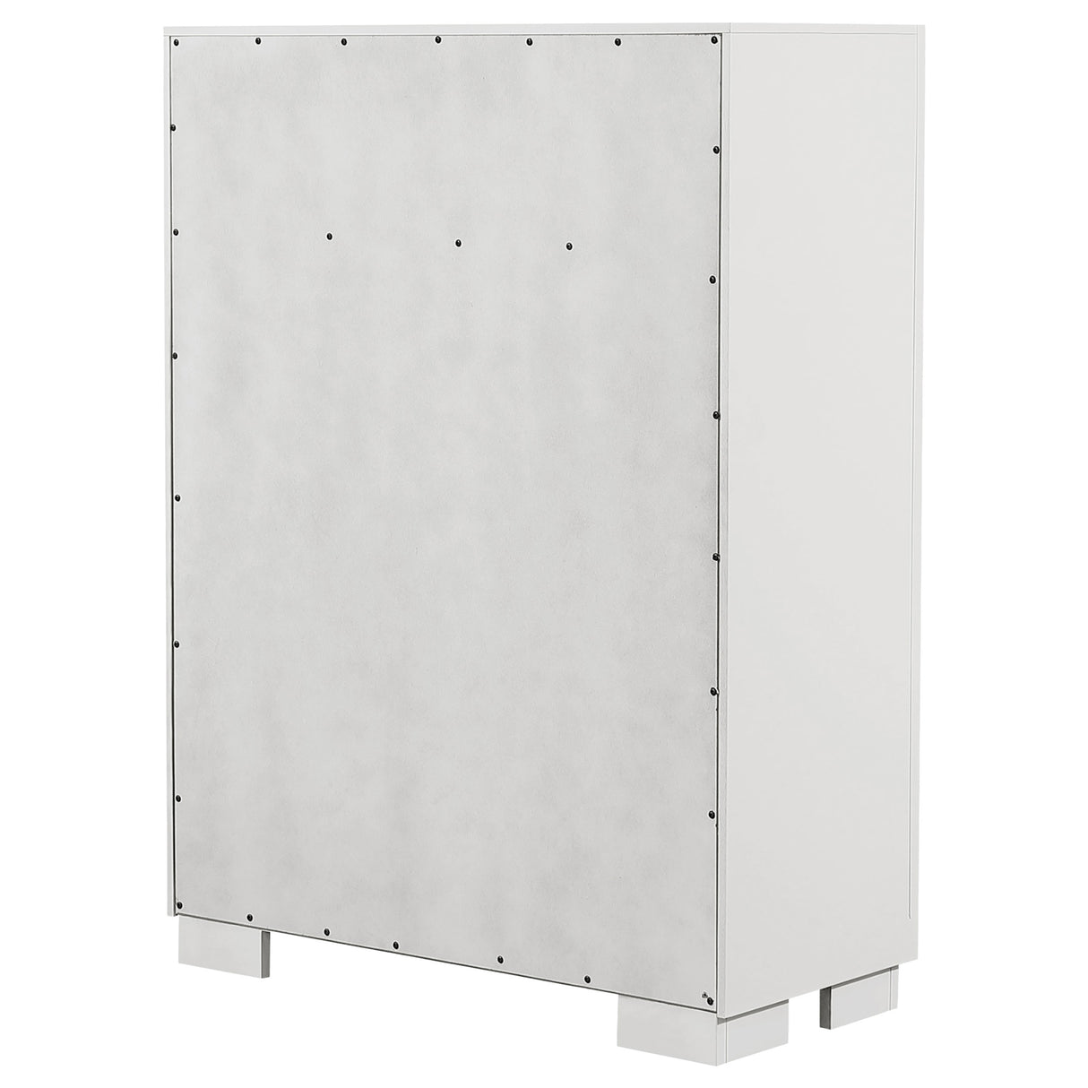 Jessica 5-Drawer Chest in Snow White