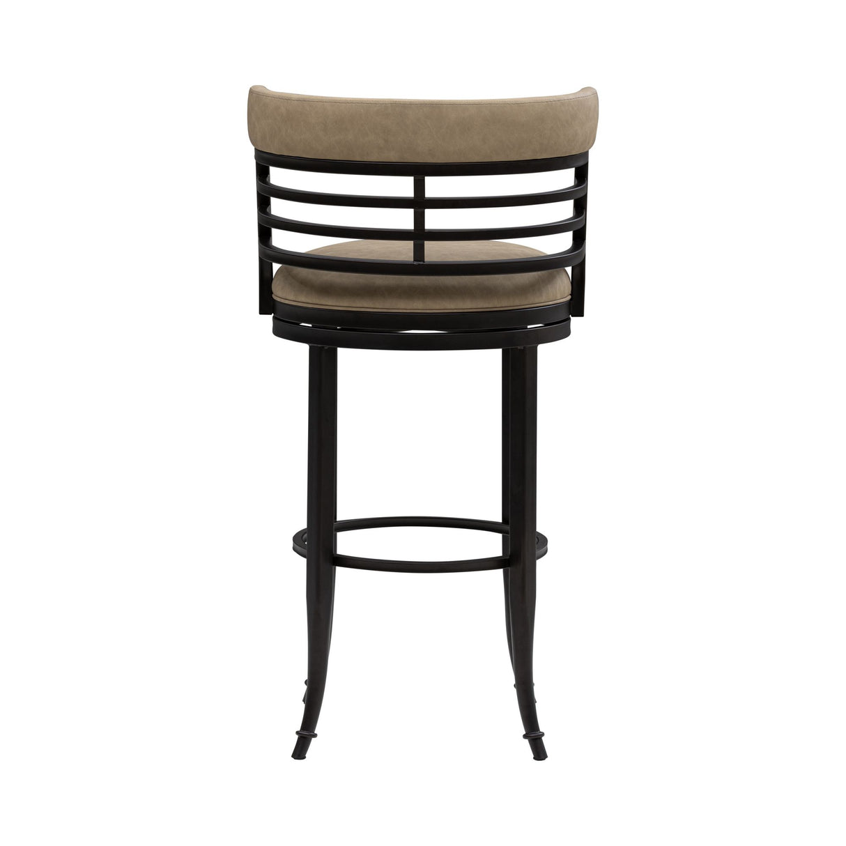 Telia - Upholstered Swivel Bar Height Barstool