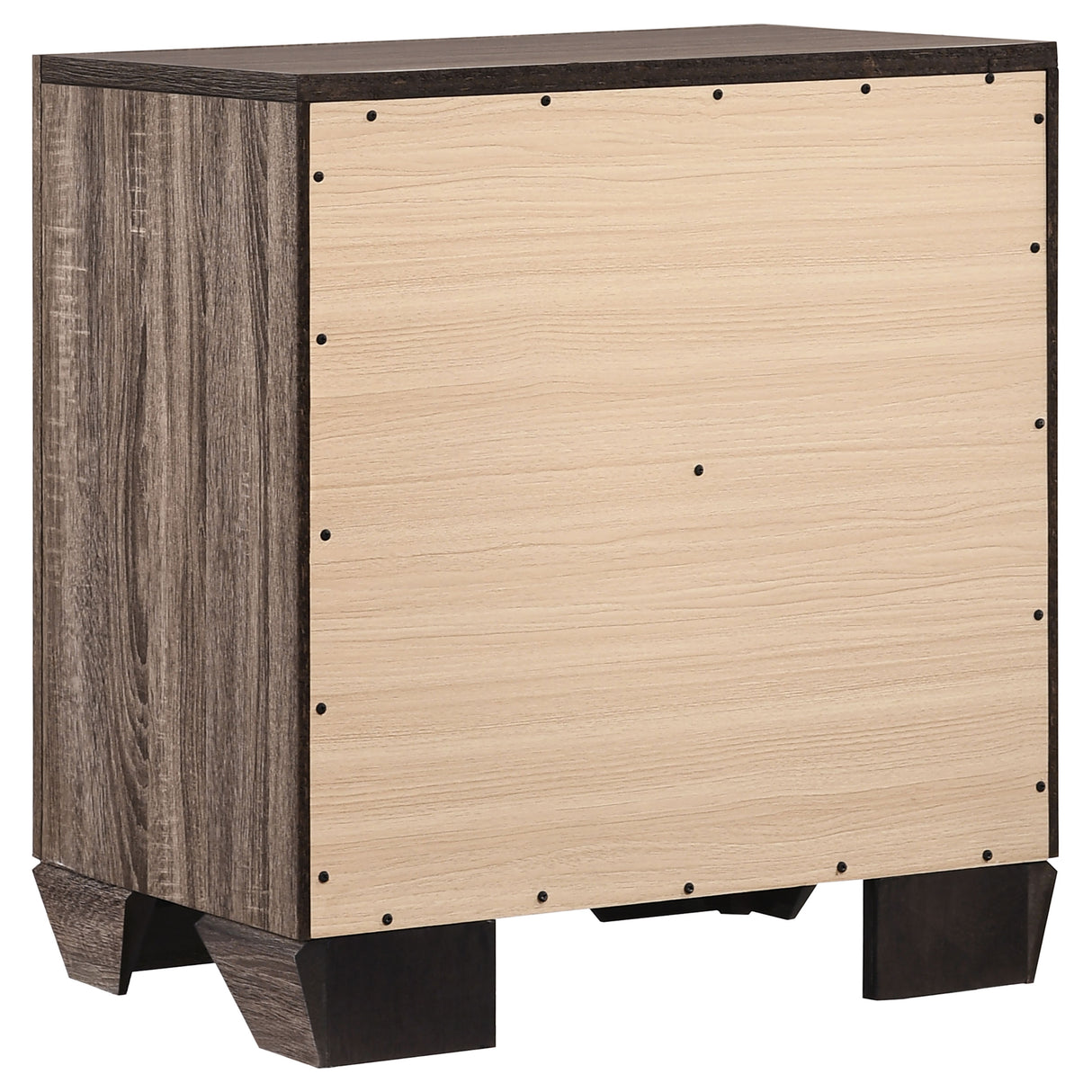 Kauffman 2-Drawer Nightstand in Washed Taupe