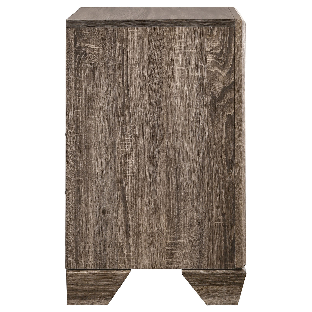 Kauffman 2-Drawer Nightstand in Washed Taupe
