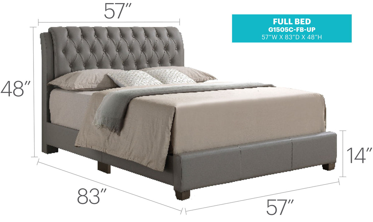 Tufted Upholstered Bed