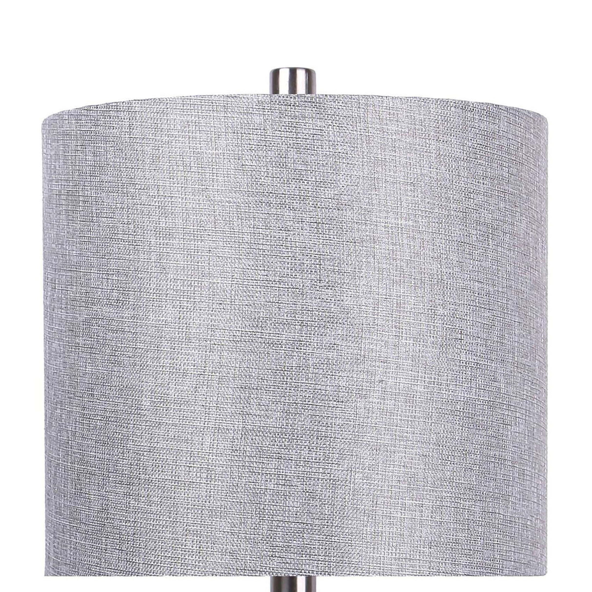 Gemma - Contemporary Table Lamp (Set of 2) - Brushed Nickel