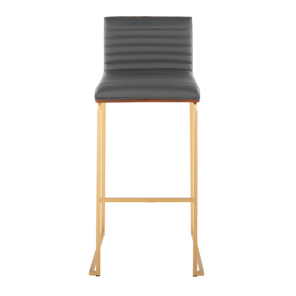 Mason Mara - Contemporary Versatile Desig Fixed Height Barstool (Set of 2)