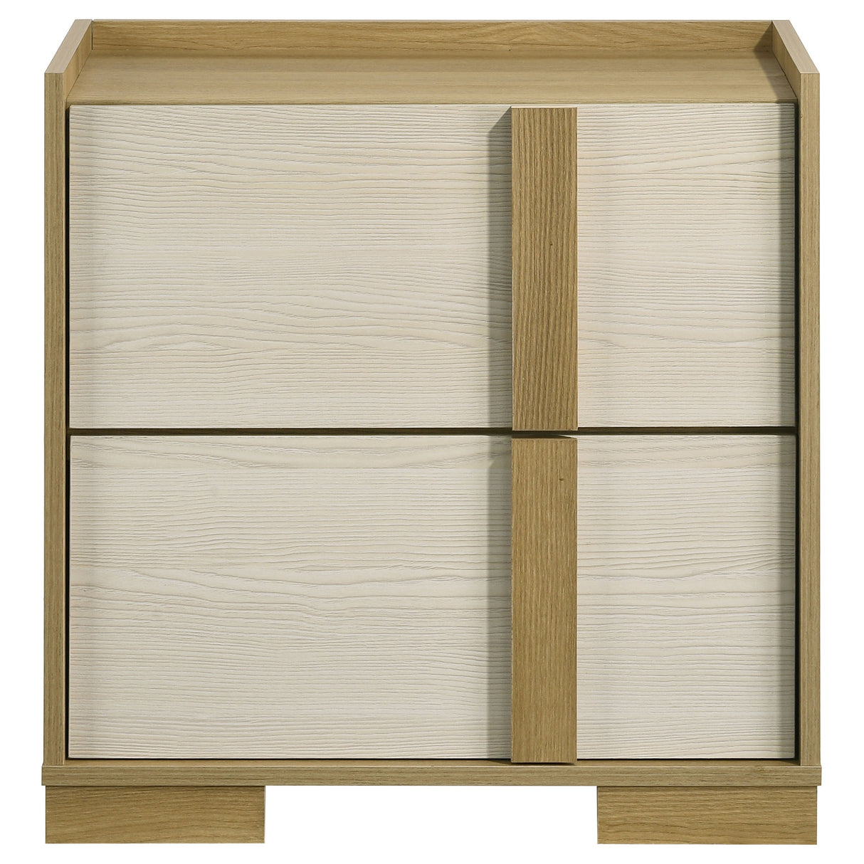 Hyland 2-Drawer Nightstand Bedside Table Natural
