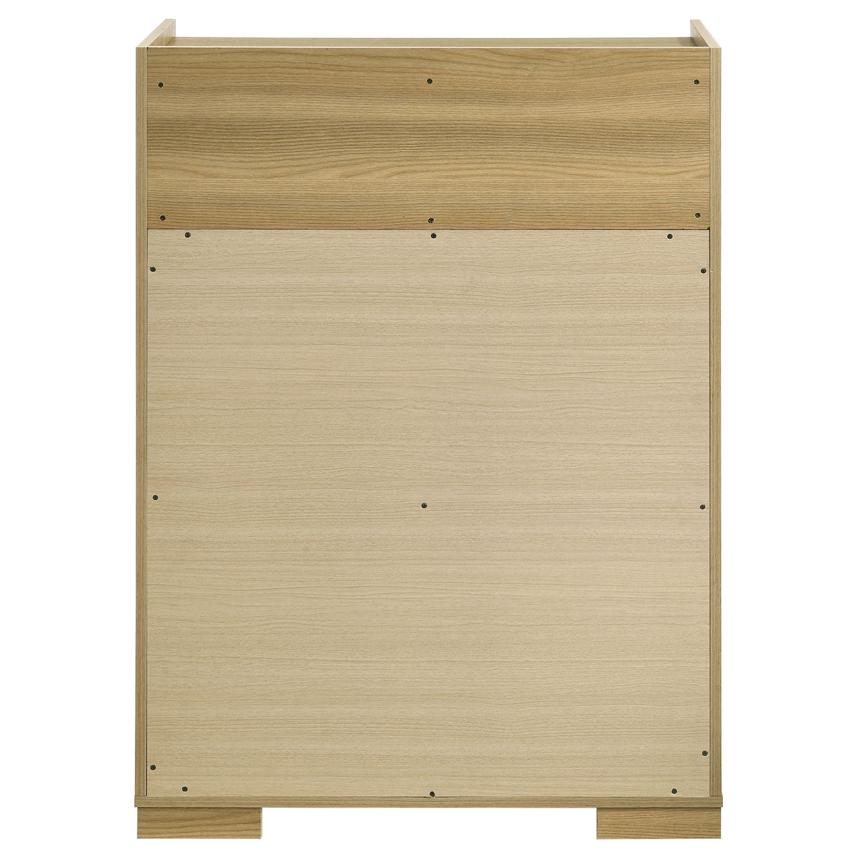 Hyland 4-Drawer Chest - Natural Wood & White
