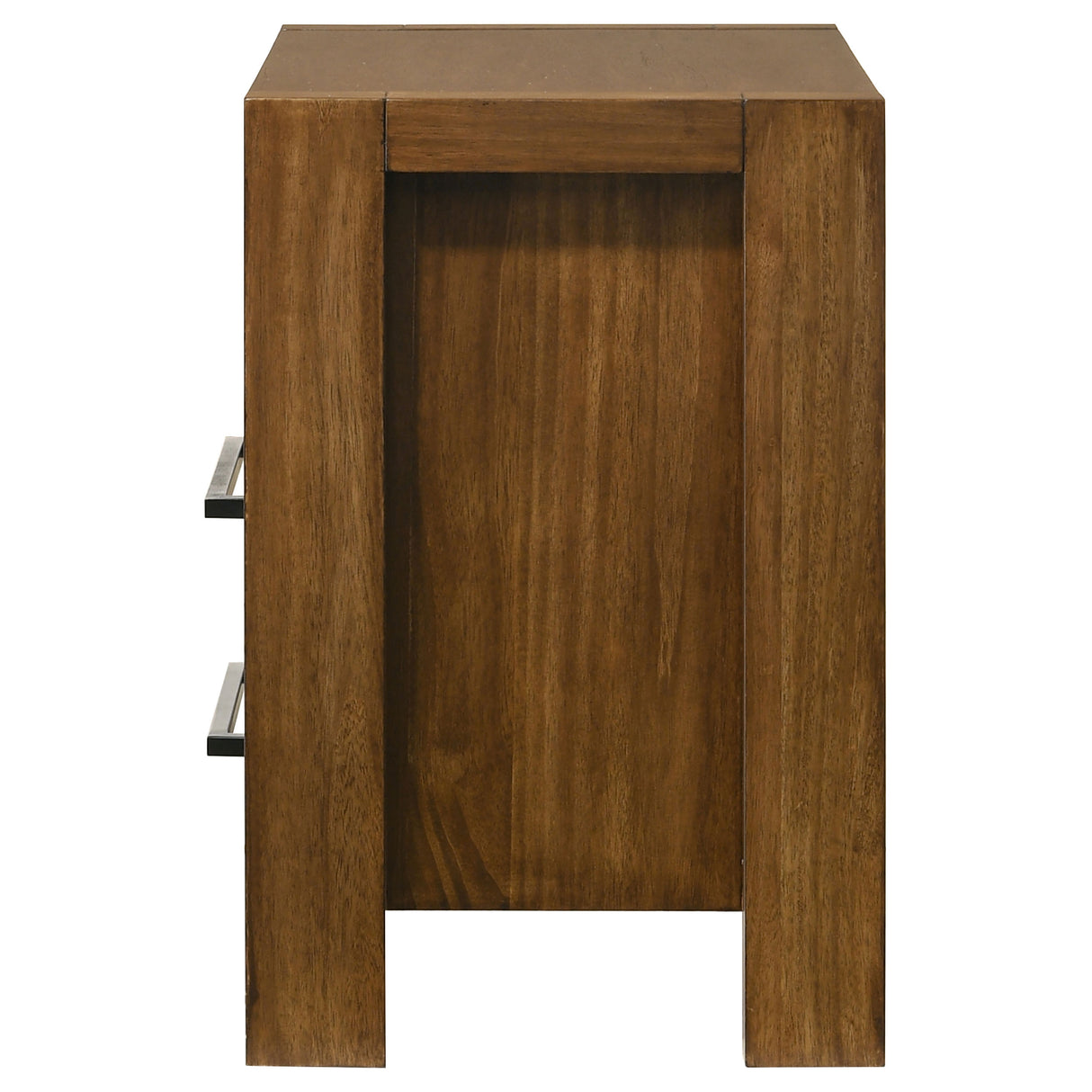 Adderley 2-Drawer Nightstand, Warm Brown