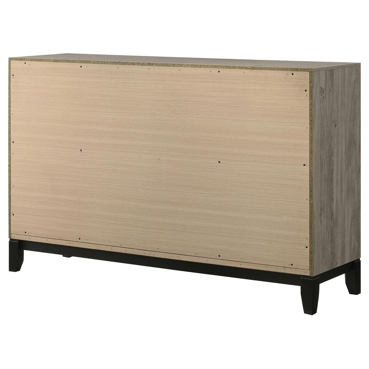 Watson 6-Drawer Bedroom Dresser Cabinet in Light Taupe
