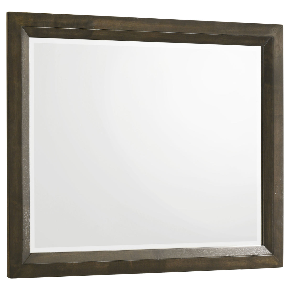 Atlas Bedroom Dresser Mirror in Dark Oak