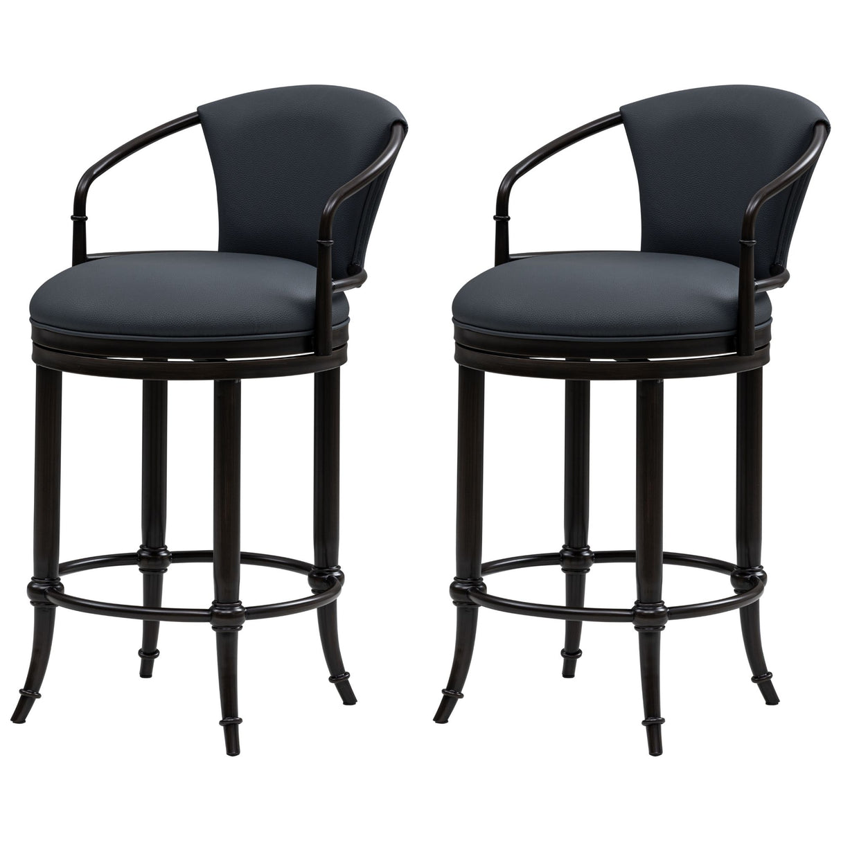 Otis - Upholstered Swivel Counter Height Barstool