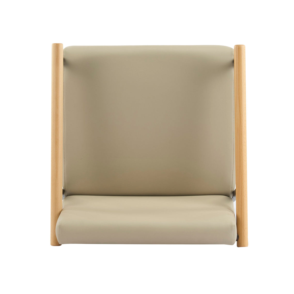 Counter Stool Set With Espresso Metal Frame - Khaki