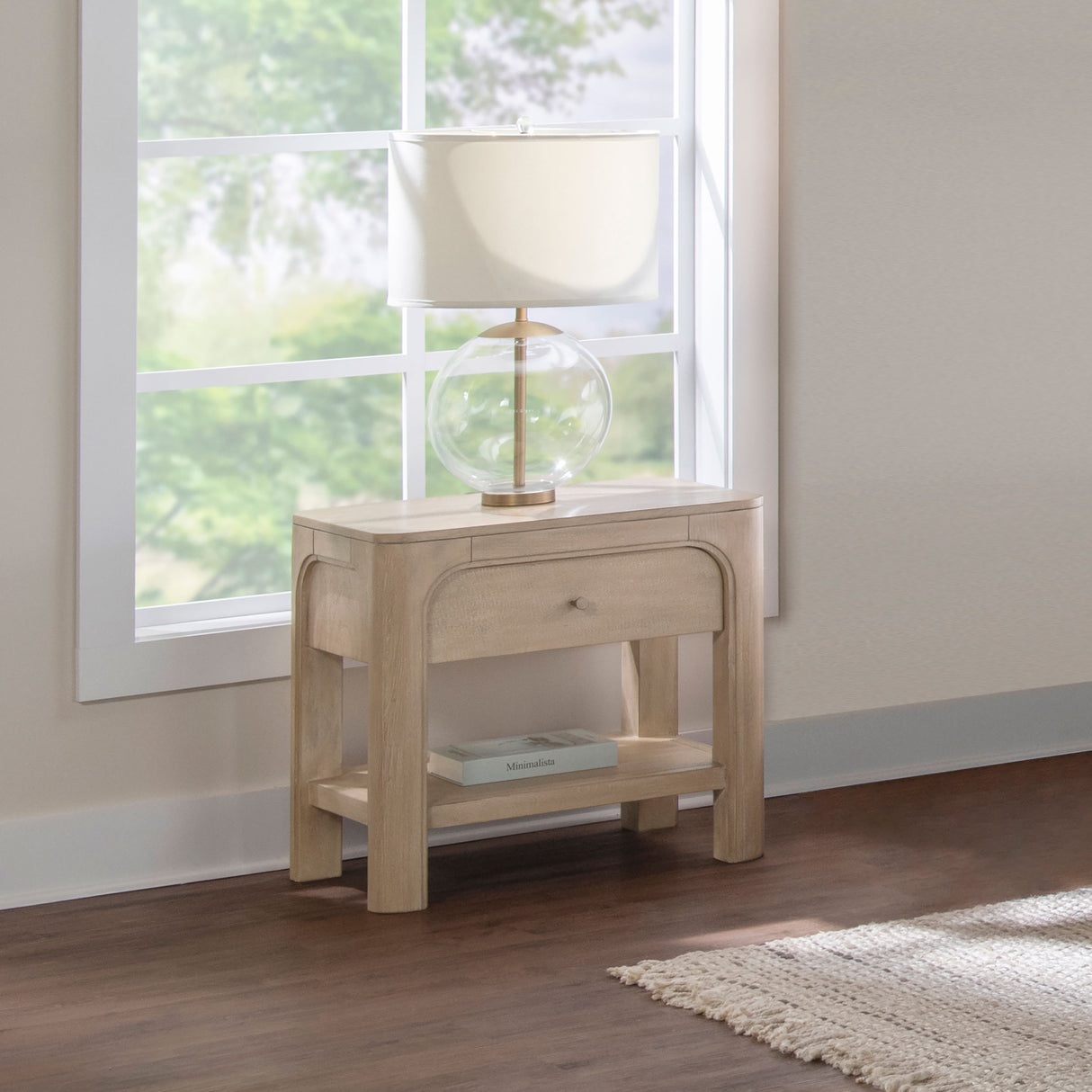 Solano 1-Drawer Nightstand - Weathered Mango