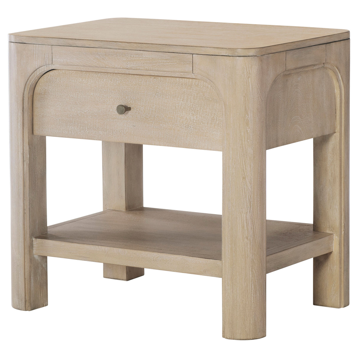 Solano 1-Drawer Nightstand - Weathered Mango
