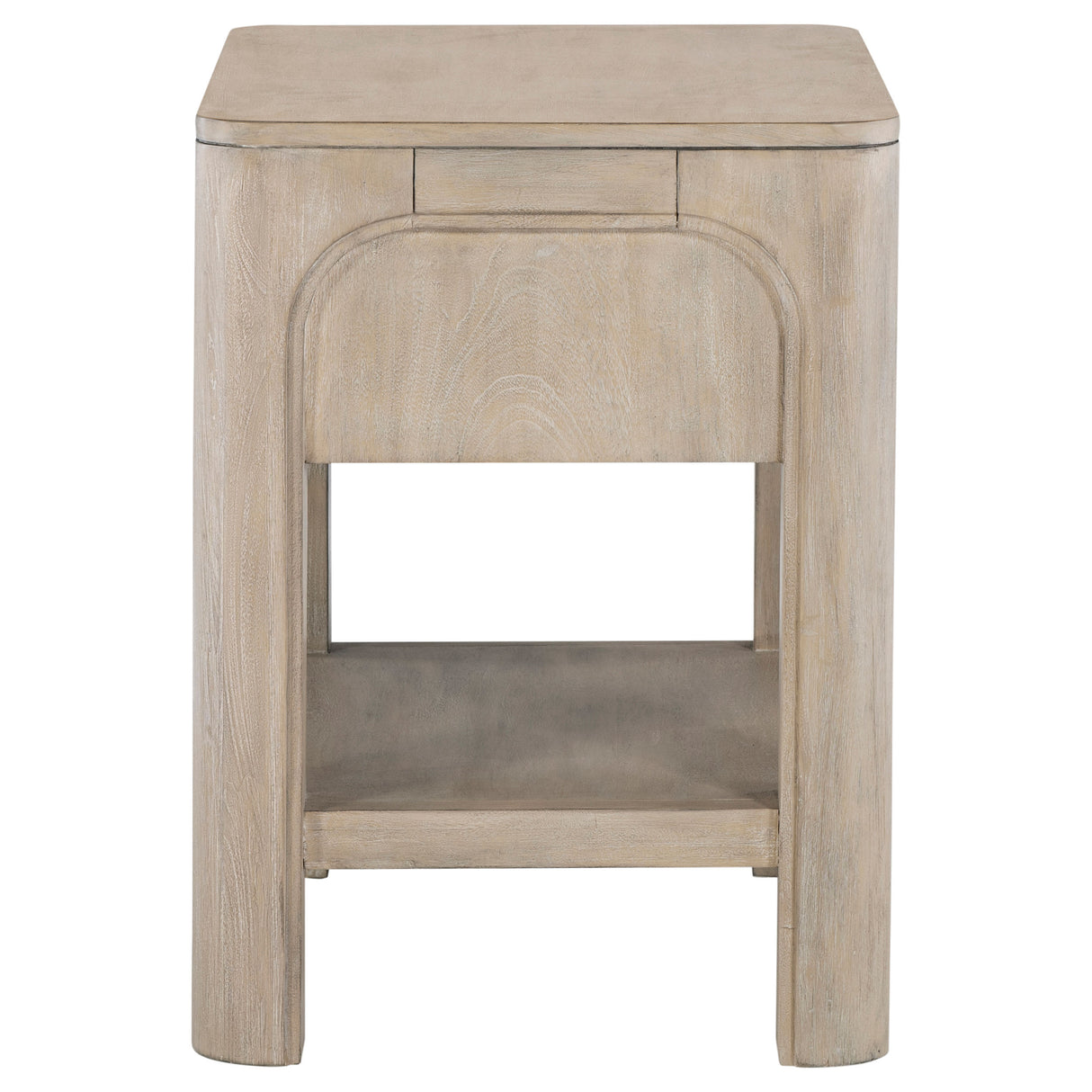Solano 1-Drawer Nightstand - Weathered Mango