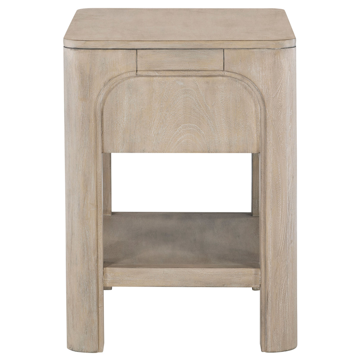 Solano 1-Drawer Nightstand - Weathered Mango