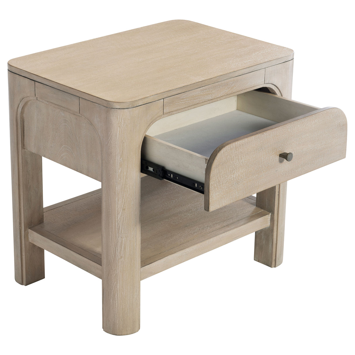 Solano 1-Drawer Nightstand - Weathered Mango