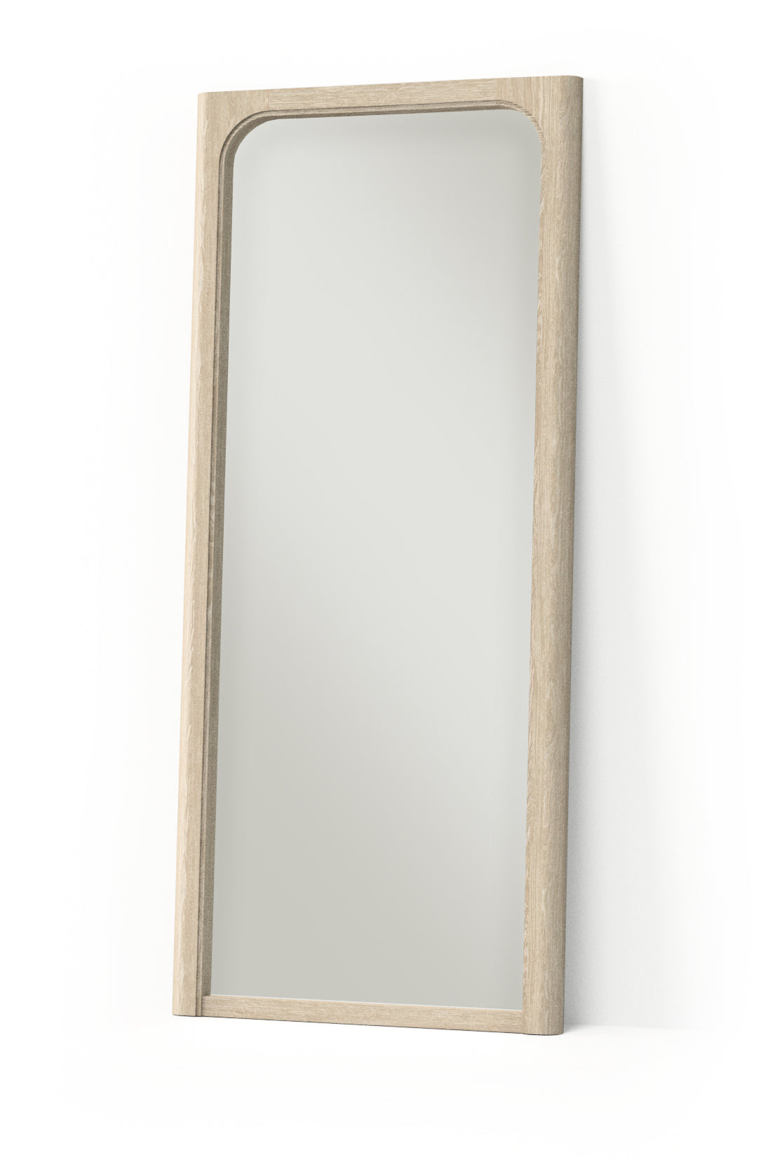 Solano 80-Inch Floor Mirror in Weathered Mango